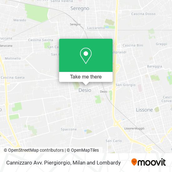 Cannizzaro Avv. Piergiorgio map