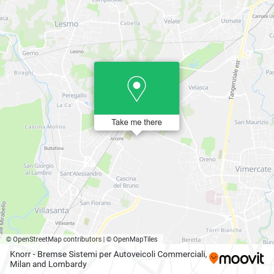 Knorr - Bremse Sistemi per Autoveicoli Commerciali map