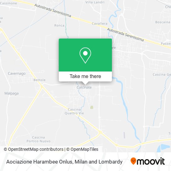 Aociazione Harambee Onlus map