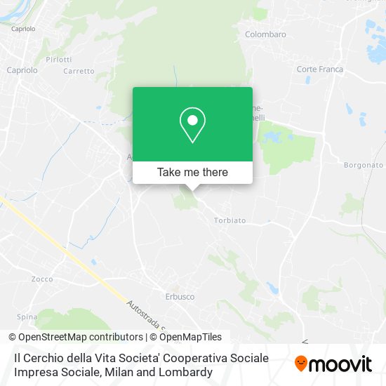 Il Cerchio della Vita Societa' Cooperativa Sociale Impresa Sociale map