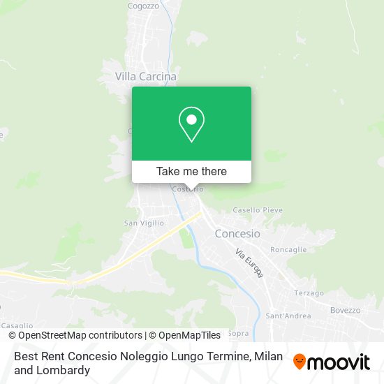 Best Rent Concesio Noleggio Lungo Termine map