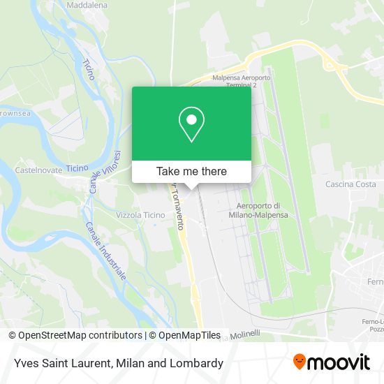 Yves Saint Laurent map