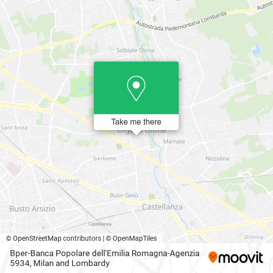 Bper-Banca Popolare dell'Emilia Romagna-Agenzia 5934 map