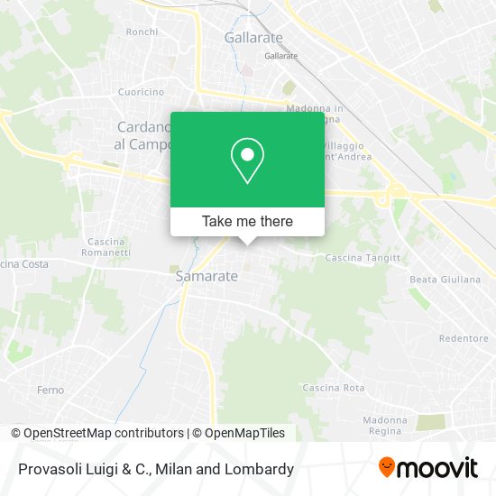 Provasoli Luigi & C. map
