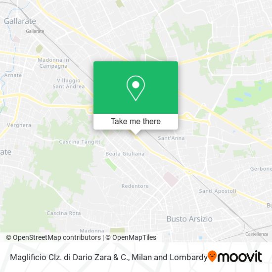Maglificio Clz. di Dario Zara & C. map