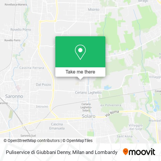 Puliservice di Giubbani Denny map