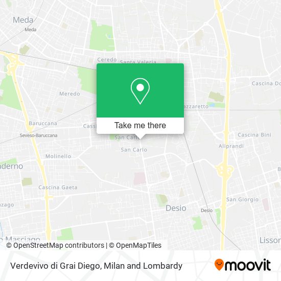 Verdevivo di Grai Diego map