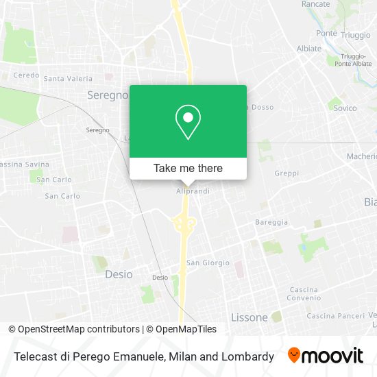 Telecast di Perego Emanuele map