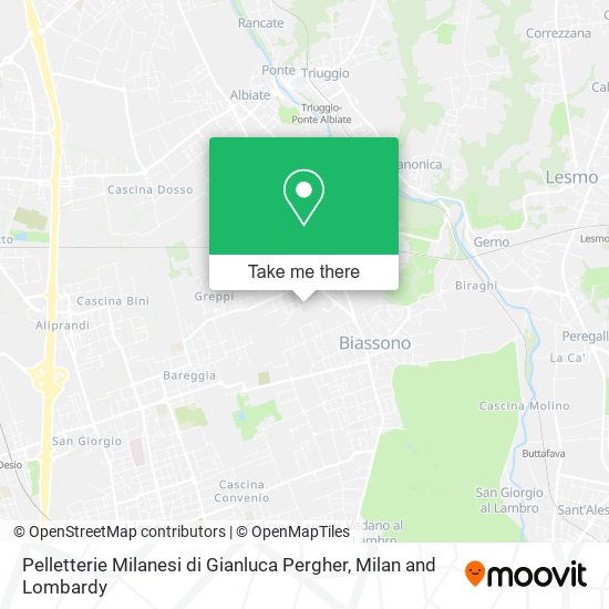 Pelletterie Milanesi di Gianluca Pergher map