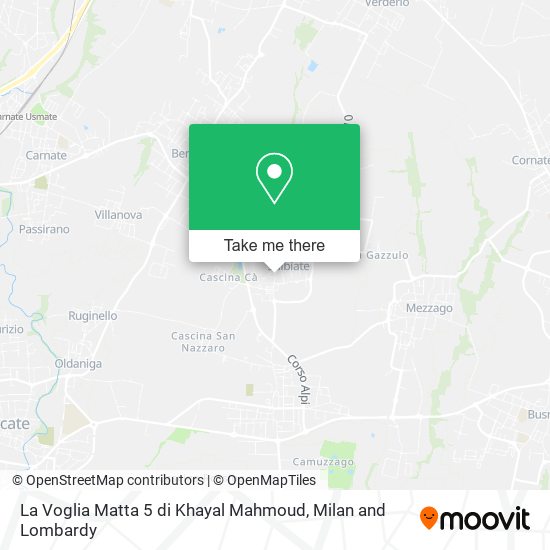La Voglia Matta 5 di Khayal Mahmoud map