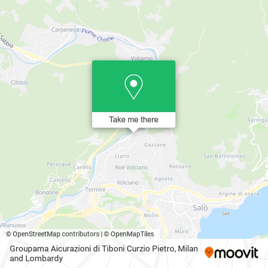 Groupama Aicurazioni di Tiboni Curzio Pietro map