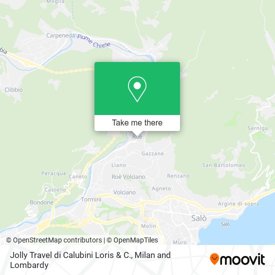 Jolly Travel di Calubini Loris & C. map