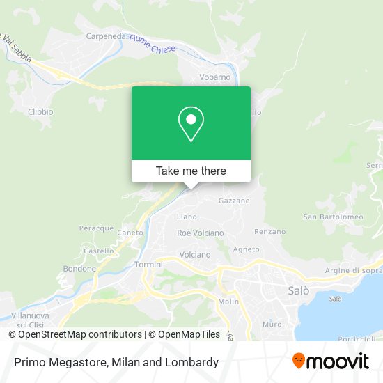 Primo Megastore map