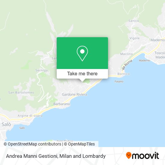 Andrea Manni Gestioni map
