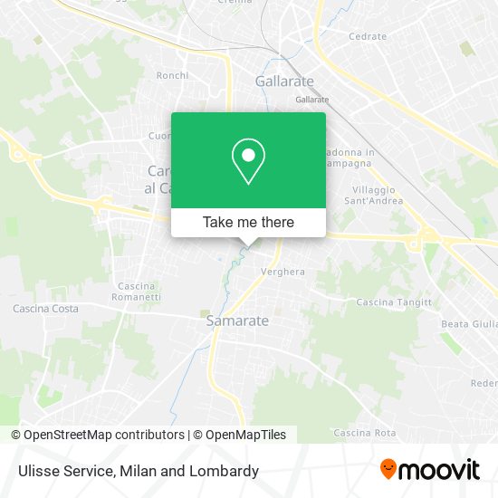 Ulisse Service map