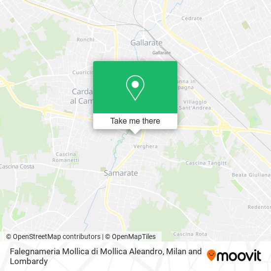 Falegnameria Mollica di Mollica Aleandro map