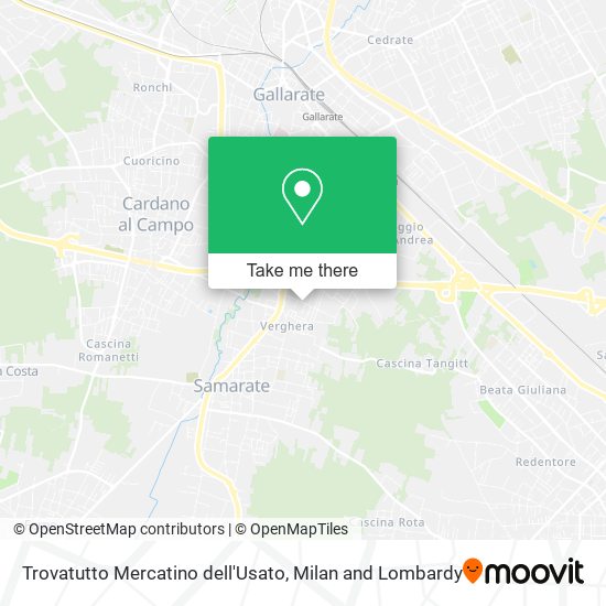 Trovatutto Mercatino dell'Usato map