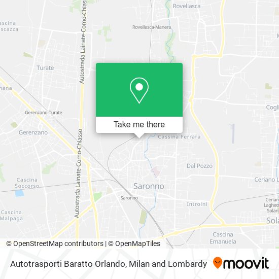 Autotrasporti Baratto Orlando map