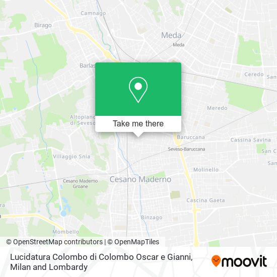 Lucidatura Colombo di Colombo Oscar e Gianni map