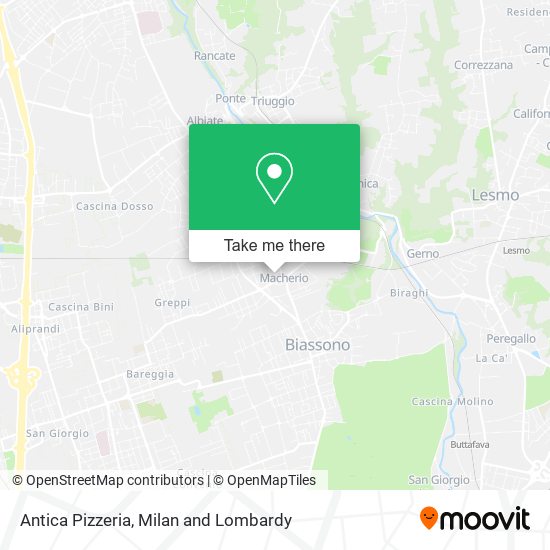 Antica Pizzeria map