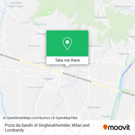 Pizza da Sando di Singhsukhwinder map