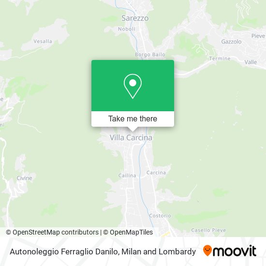 Autonoleggio Ferraglio Danilo map