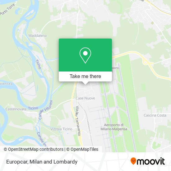 Europcar map