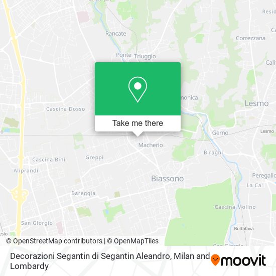 Decorazioni Segantin di Segantin Aleandro map