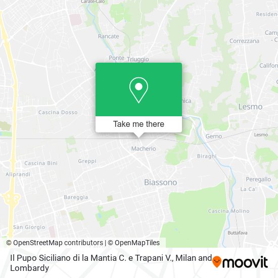 Il Pupo Siciliano di la Mantia C. e Trapani V. map