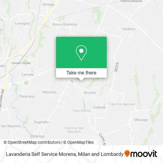 Lavanderia Self Service Morena map