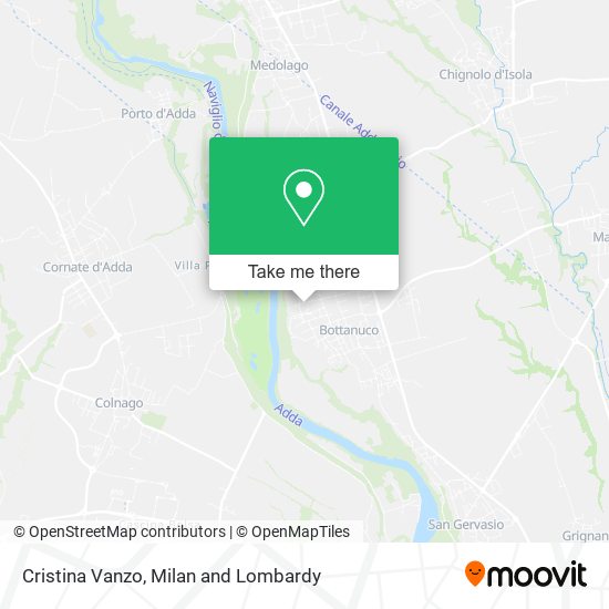 Cristina Vanzo map