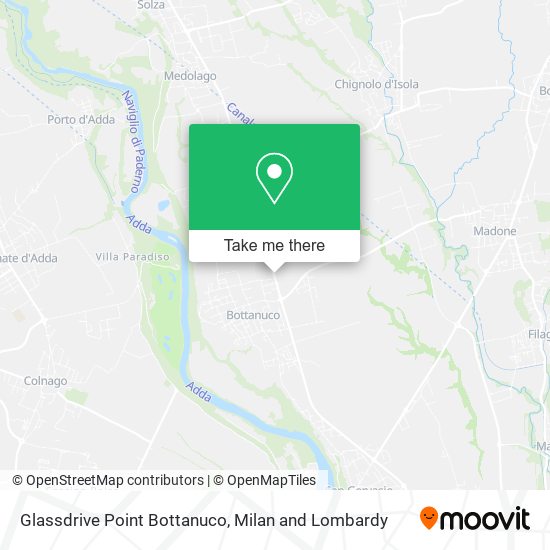 Glassdrive Point Bottanuco map