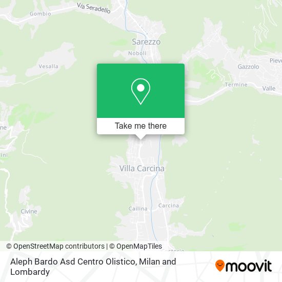 Aleph Bardo Asd Centro Olistico map