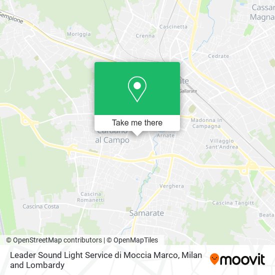 Leader Sound Light Service di Moccia Marco map