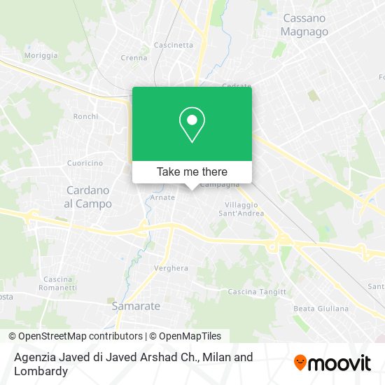 Agenzia Javed di Javed Arshad Ch. map