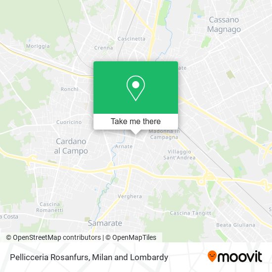 Pellicceria Rosanfurs map