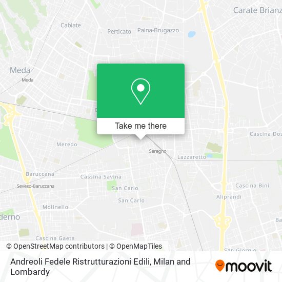Andreoli Fedele Ristrutturazioni Edili map