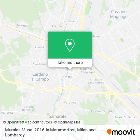 Murales Musa. 2016-la Metamorfosi map