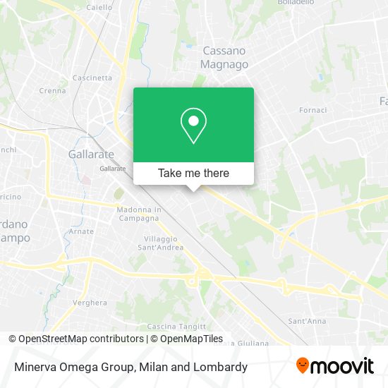 Minerva Omega Group map
