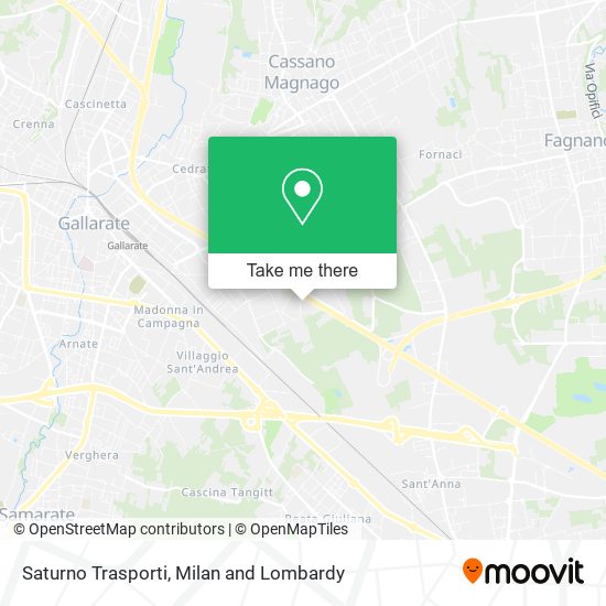 Saturno Trasporti map