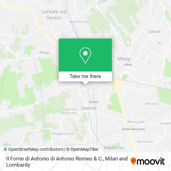 Il Forno di Antonio di Antonio Romeo & C. map