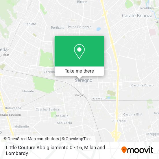 Little Couture Abbigliamento 0 - 16 map