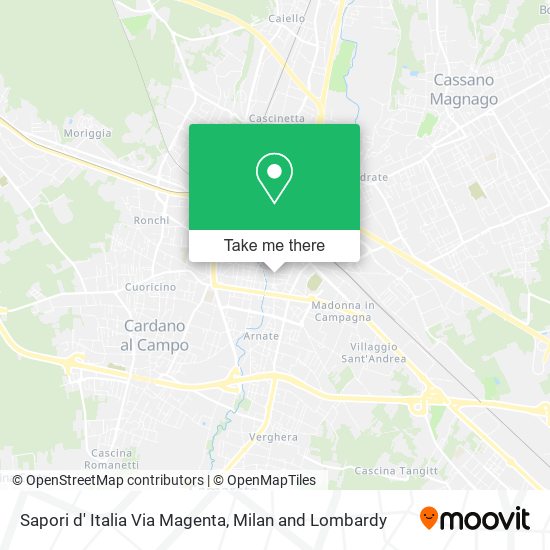 Sapori d' Italia Via Magenta map