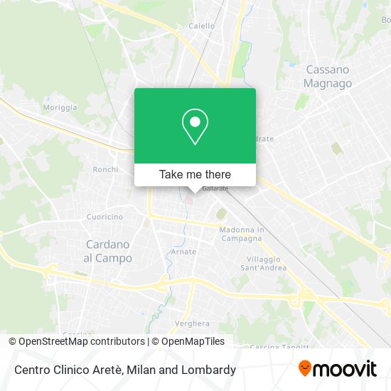Centro Clinico Aretè map