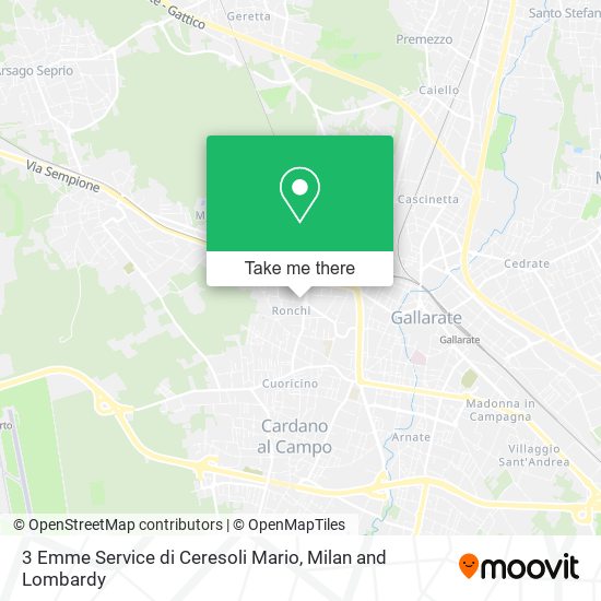 3 Emme Service di Ceresoli Mario map