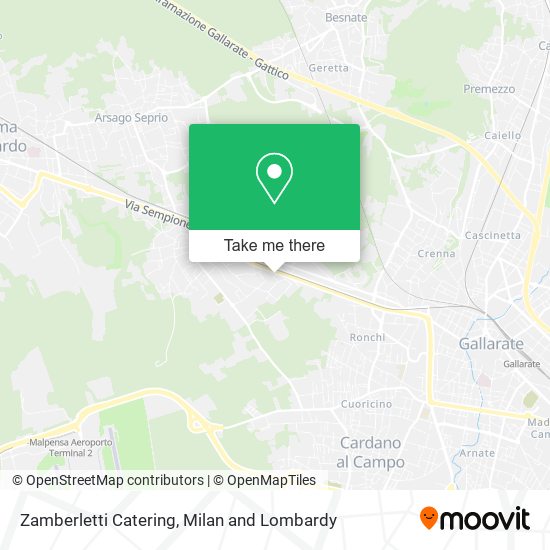 Zamberletti Catering map