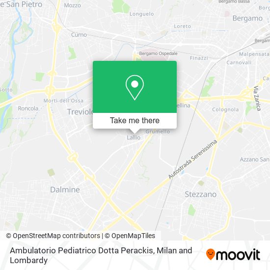 Ambulatorio Pediatrico Dotta Perackis map