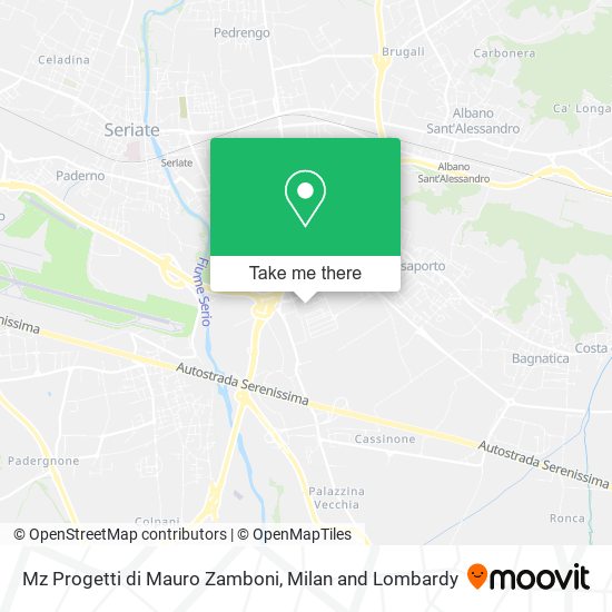 Mz Progetti di Mauro Zamboni map