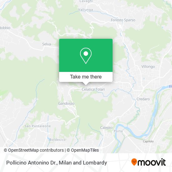 Pollicino Antonino Dr. map