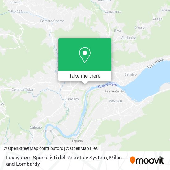 Lavsystem Specialisti del Relax Lav System map